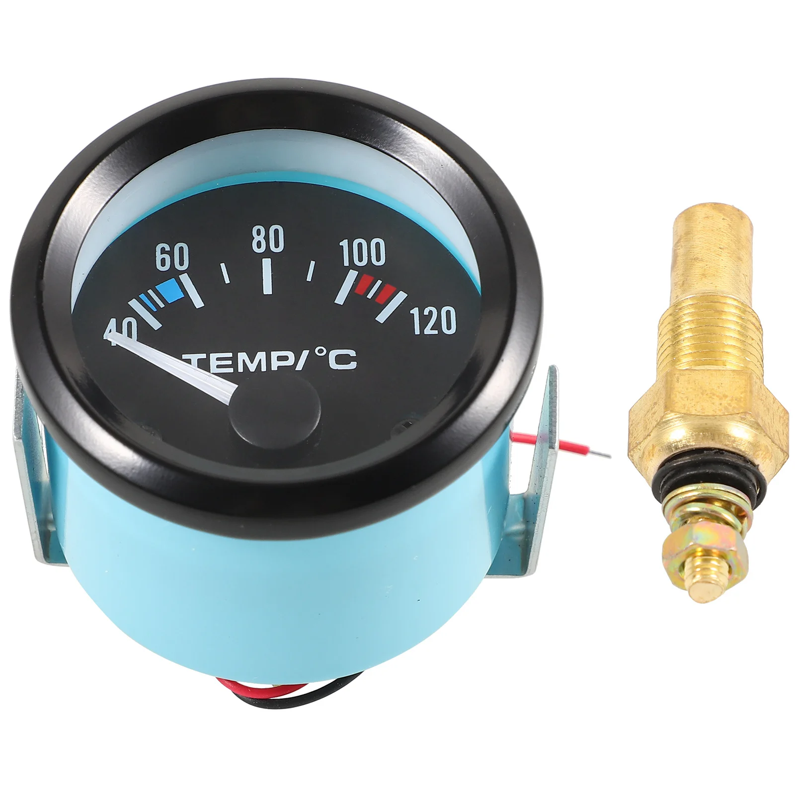 مقياس درجة حرارة الماء 12 فولت مستشعر درجة الحرارة الرقمي للوحة قيادة السيارة عالمية تناسب مراقبة عالية الدقة سهلة #1