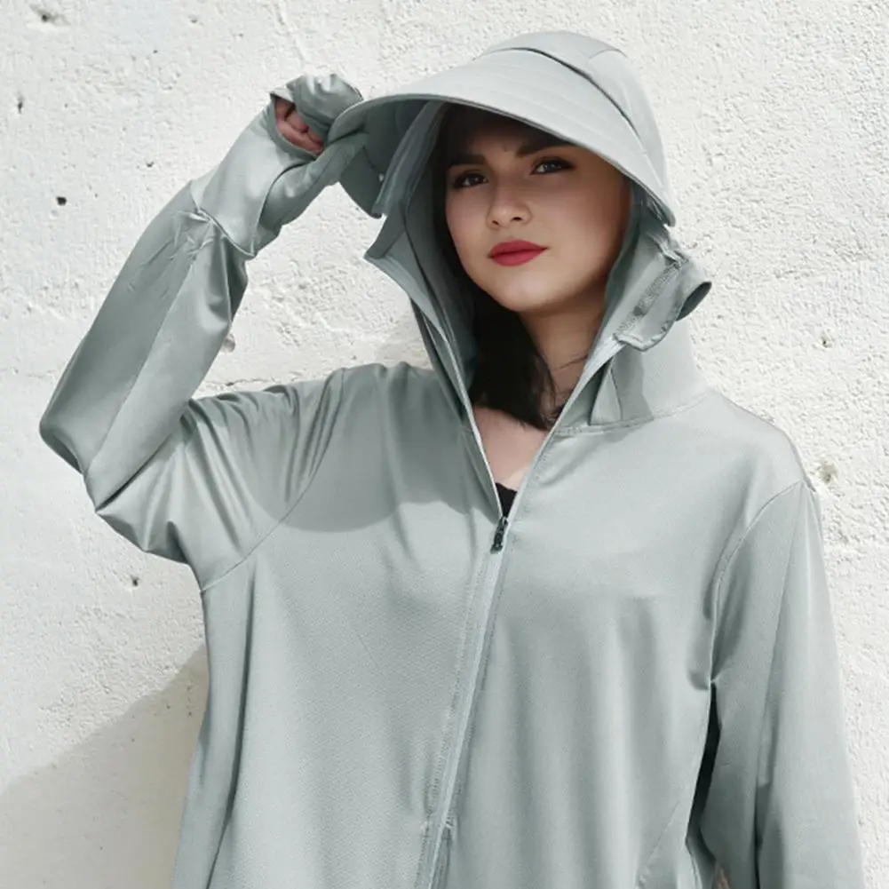 Толстовка с длинным рукавом, летняя женская быстросохнущая одежда с защитой от солнца и ультрафиолета, мужская куртка с капюшоном, тонкая пляжная толстовка