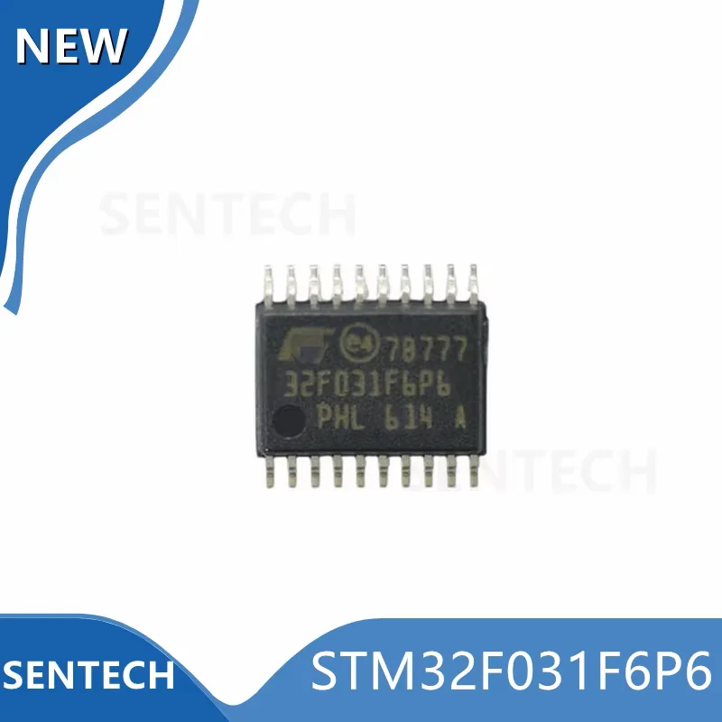 

10 шт./лот, 100% новый оригинальный чип STM32F031F6P6 TSSOP-20 32F031F6P6