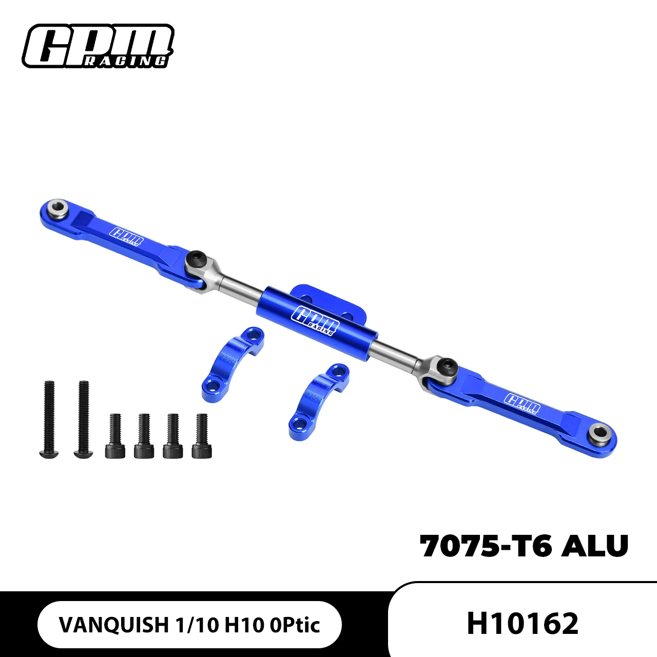 GPM 7075-T6 ALLOY FRONT STEERING LINK SET For VANQUISH PRODUCTS 1/10 H10 OPTIC KIT-VPS09027