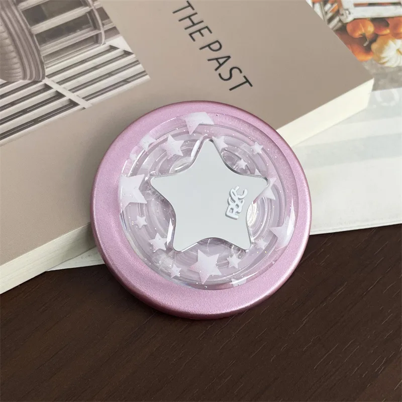 

Korean Cute Cartoon Star Makeup Phone Holder For iPhone Xiaomi Samsung Universal Phone Holder For Magsafe iPhone 17 Phone Stand