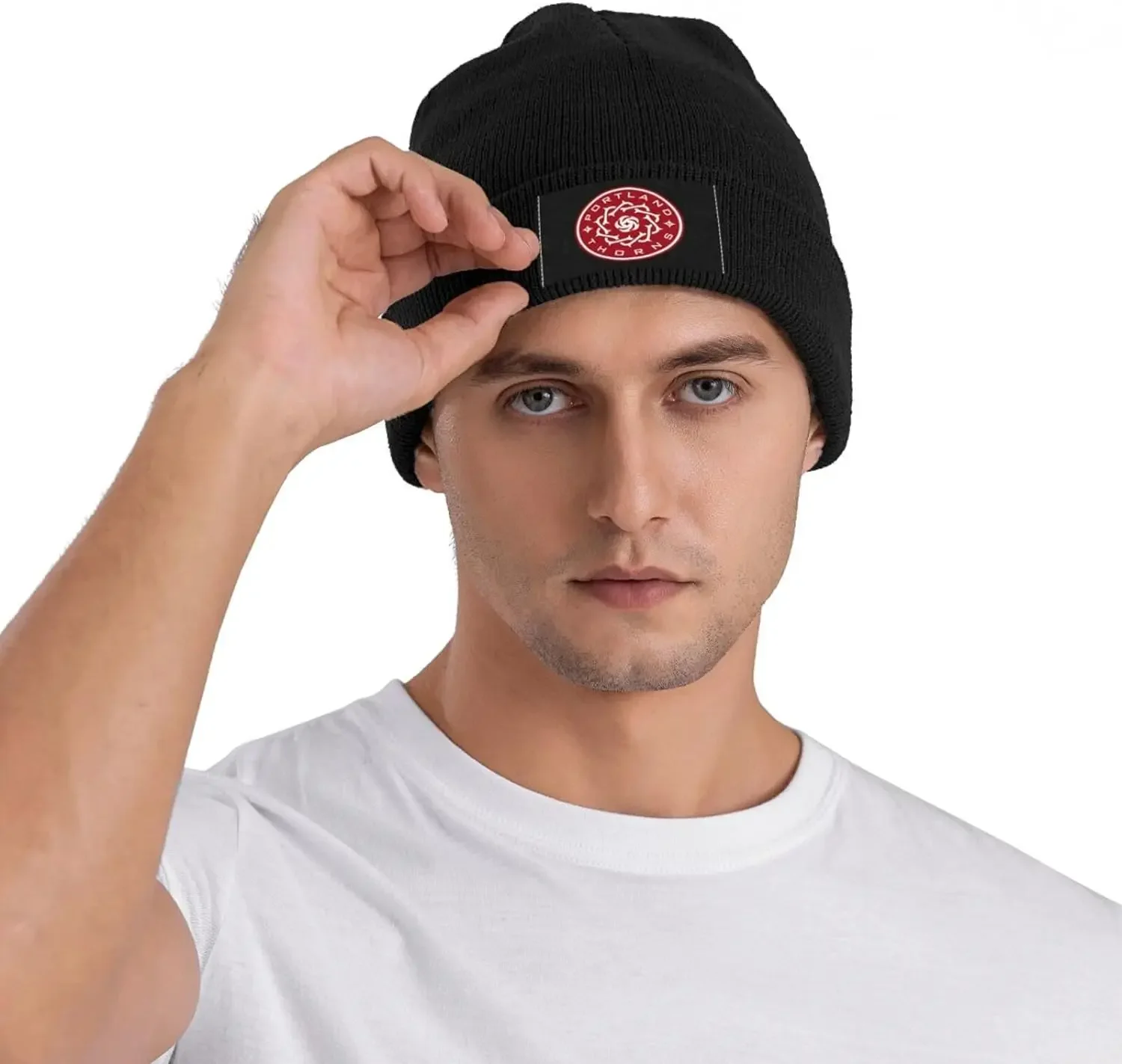 Floral Portland-Thorns Knitted Hat Woolen  Warm Fashion Outdoors Sknitted  Unisex image 6