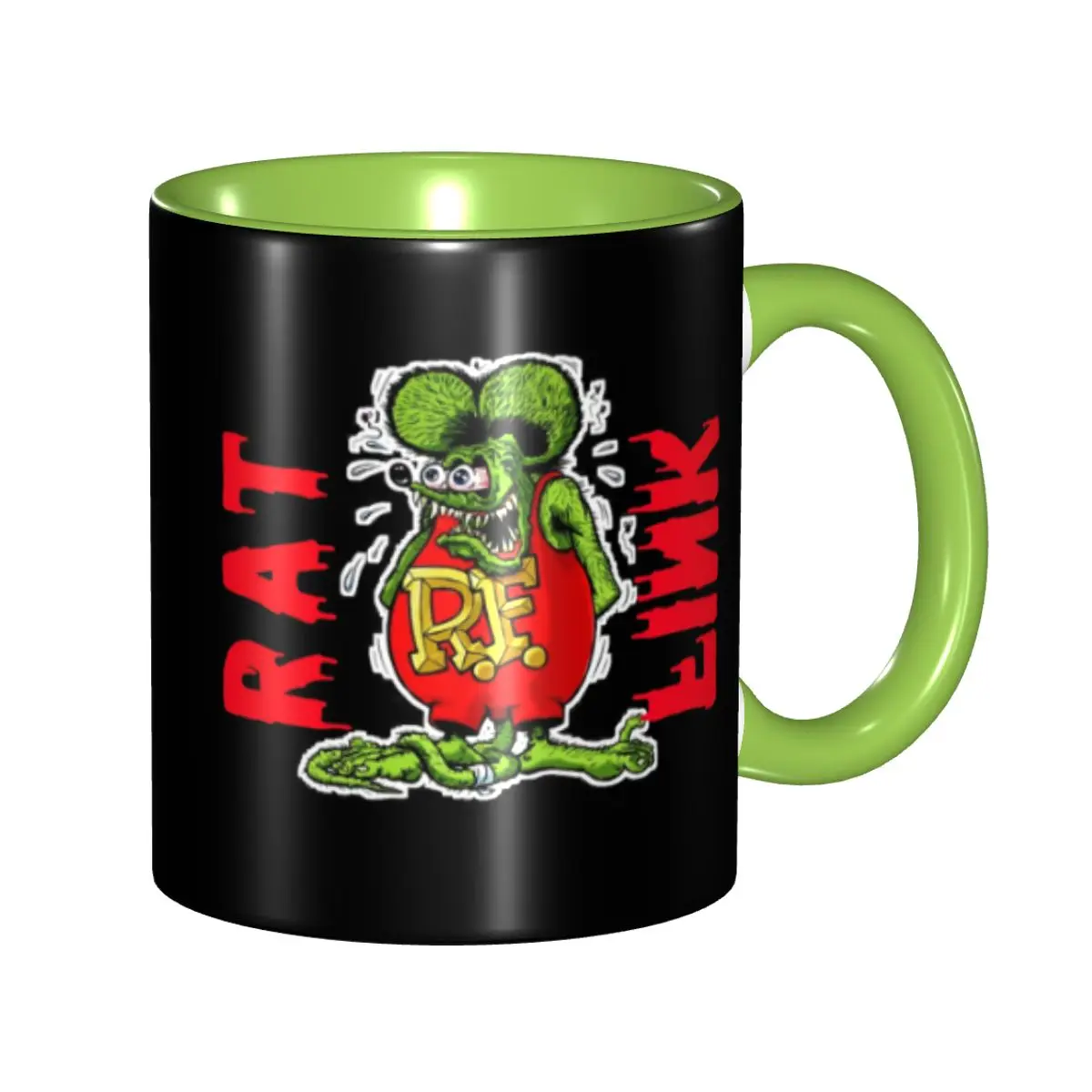 

Rat Fink Mug Personalized Comic Cartoon Ceramic Coffee Mug Creative Present