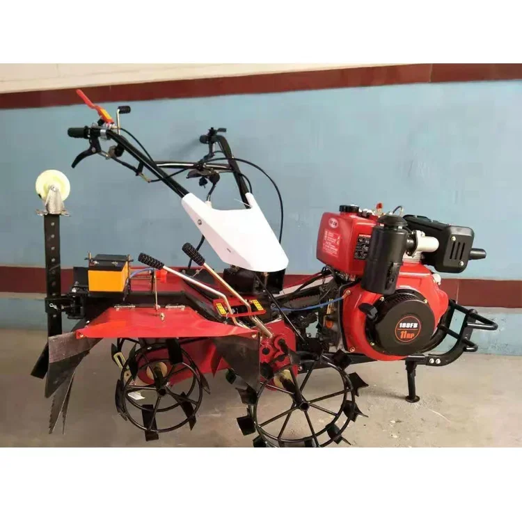 hand held rotary tractor rototill use cultivators bed maker for power tiller