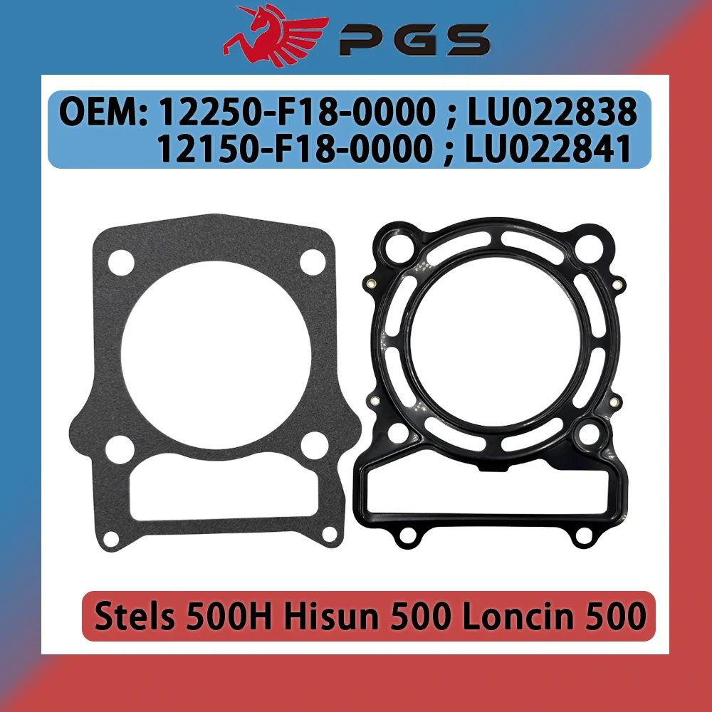

1Set Cylinder Head Gasket Kit for Stels 500H Hisun 500 Loncin 500 Nissamaran 500 Baltmotors 500 12250-F18-0000 LU022838