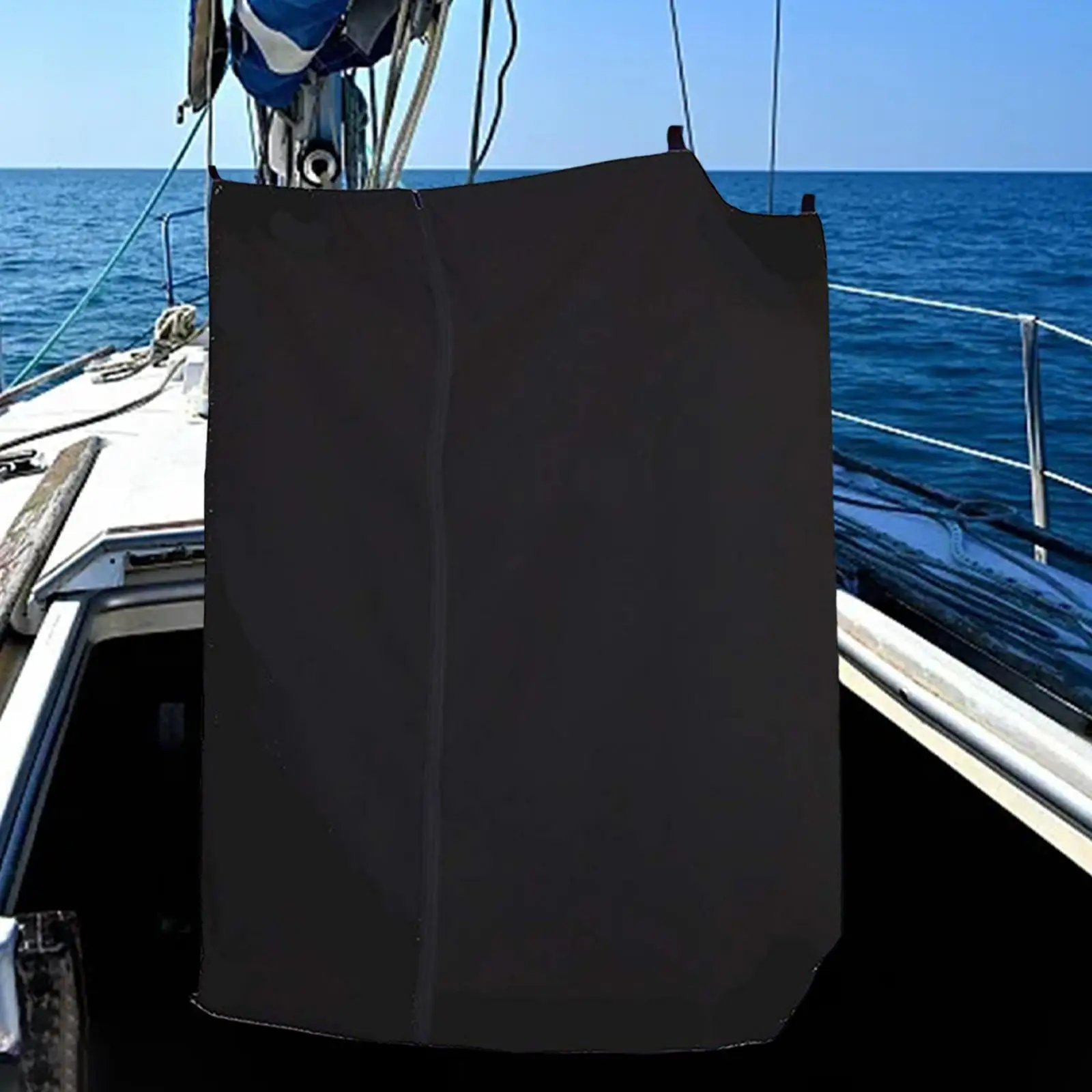 Oxford Cloth Boat Privacy Curtain Removable Changing Tent for Pontoon Boat Outdoor Camping Use