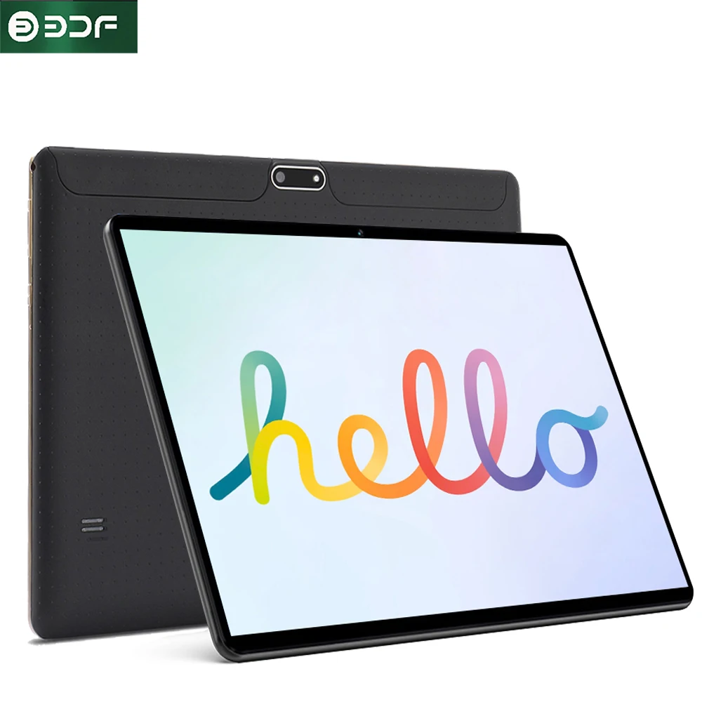 BDF – tablette Pc de 10.1 pouces, Android 9, Octa Core, 4 go de RAM, 64 go de ROM, appels téléphoniques, Google Play, WiFi, Bluetooth, type-c, FM