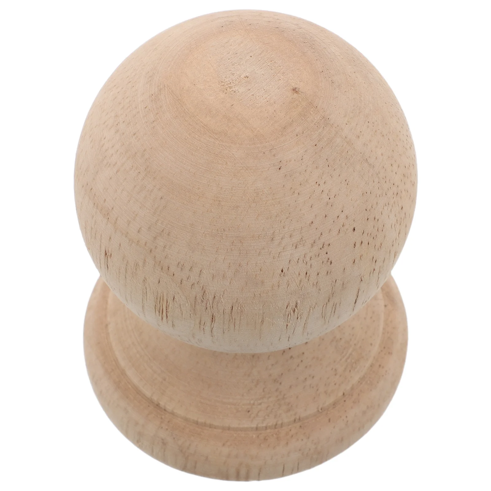 

Unfinished Wooden Finials Round Solid Hardwood Carved Caps For Bed Post Stairs Baluster Fence Gate Topper Decorative Indoor