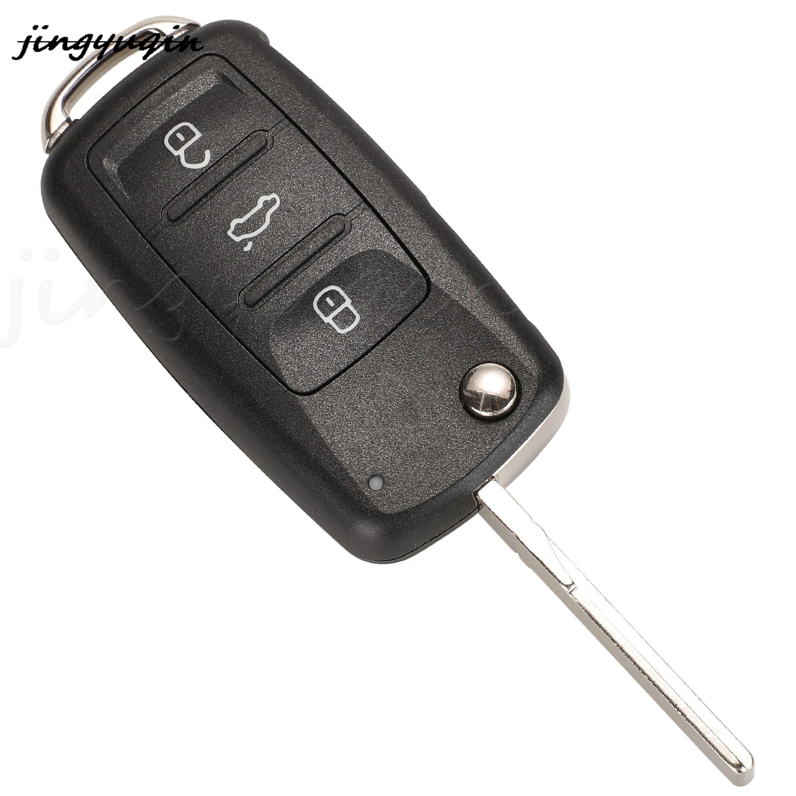 jingyuqin Keyless Go Remote Key 434Mhz ID48 Dla VW Caddy Eos Golf Jetta Beetle Polo Tiguan Touran 5K 0837202 AD /202Q 5K 0837202 AJ