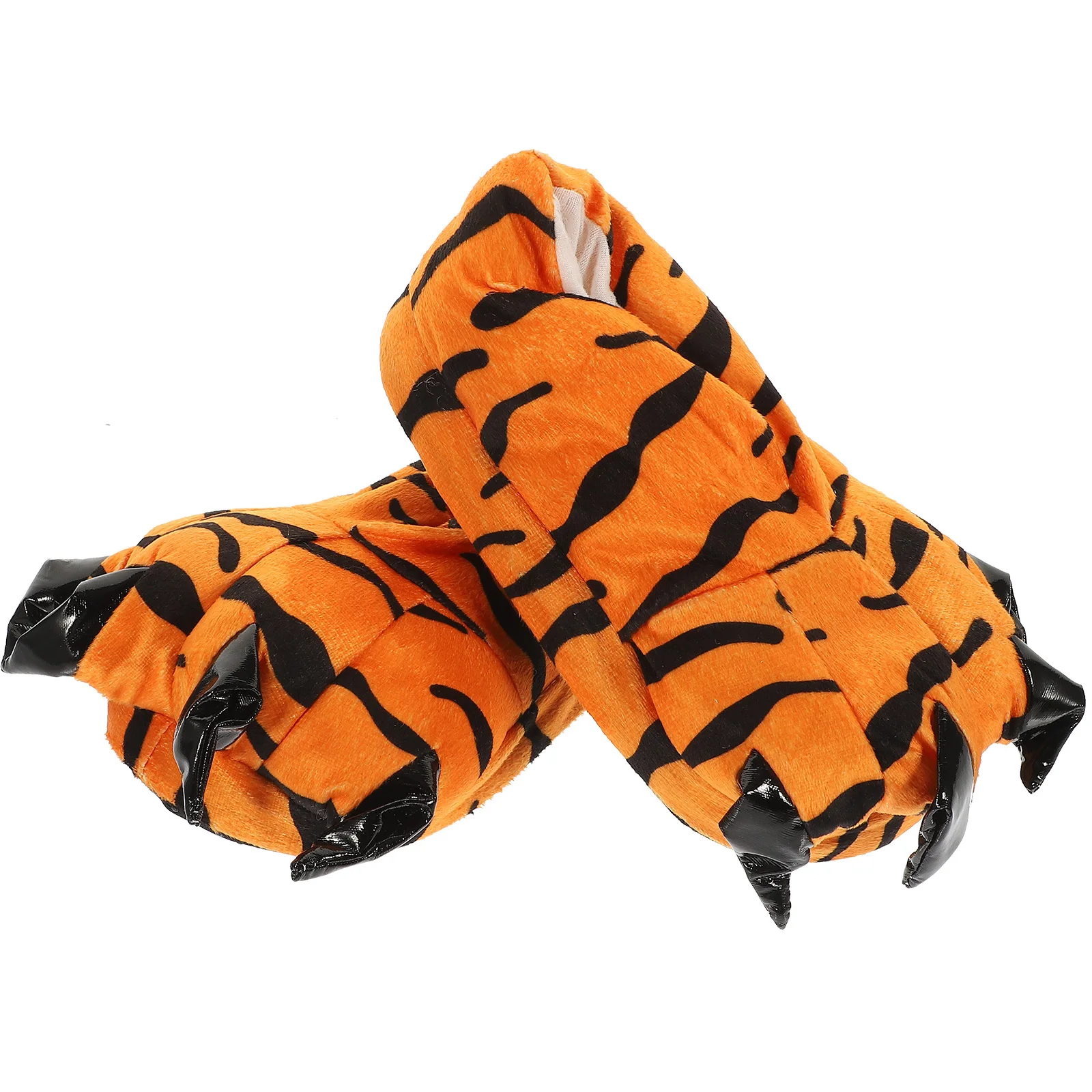 

1 пара зимних тапочек с лапами животных, легкие, теплые, хлопковые, с дизайном когтей, идеальный подарок для детей, пары, удобные, на каждый день