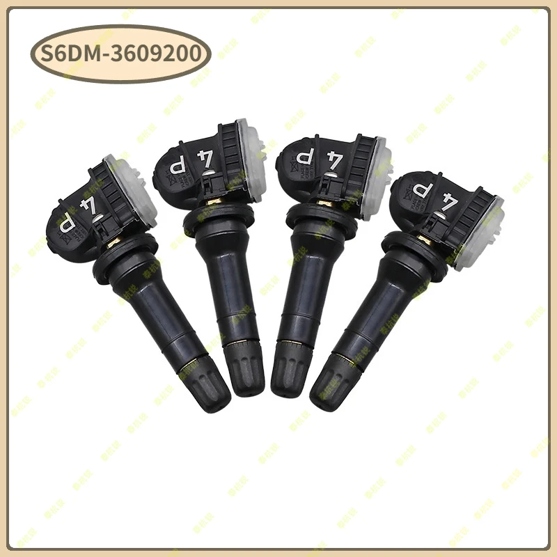 

S6DM-3609200 4 шт. датчиков давления в шинах TPMS для BYD Qin Song Yuan E5 2017-2022 E6 S6DM3609200 S6DM-3609200 433 МГц