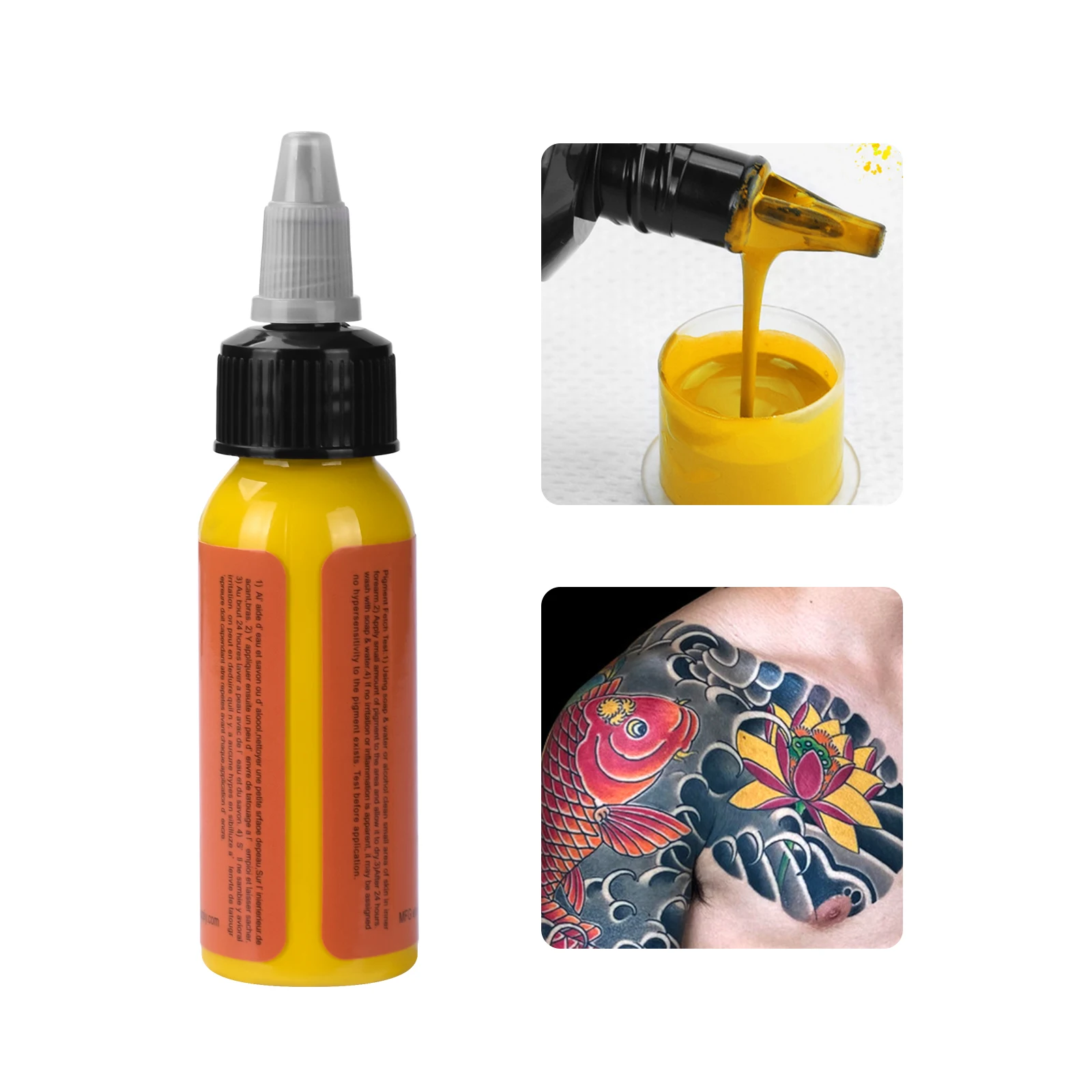 30ml 7Color Mixing Tattoo Ink Permanent Makeup Tattoo Paint Body Art Natural Plant Permanent Pigment Tattoo Ink Set Supplies