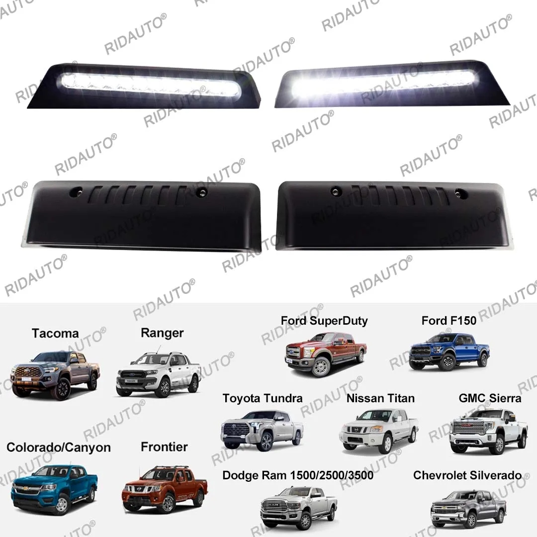 

Offroad Accessories 2 Lens LED Roof Top Lights Universal Roof Top Lamps For Ranger Fortuner F150 Everest Roof Spoiler Lights LED