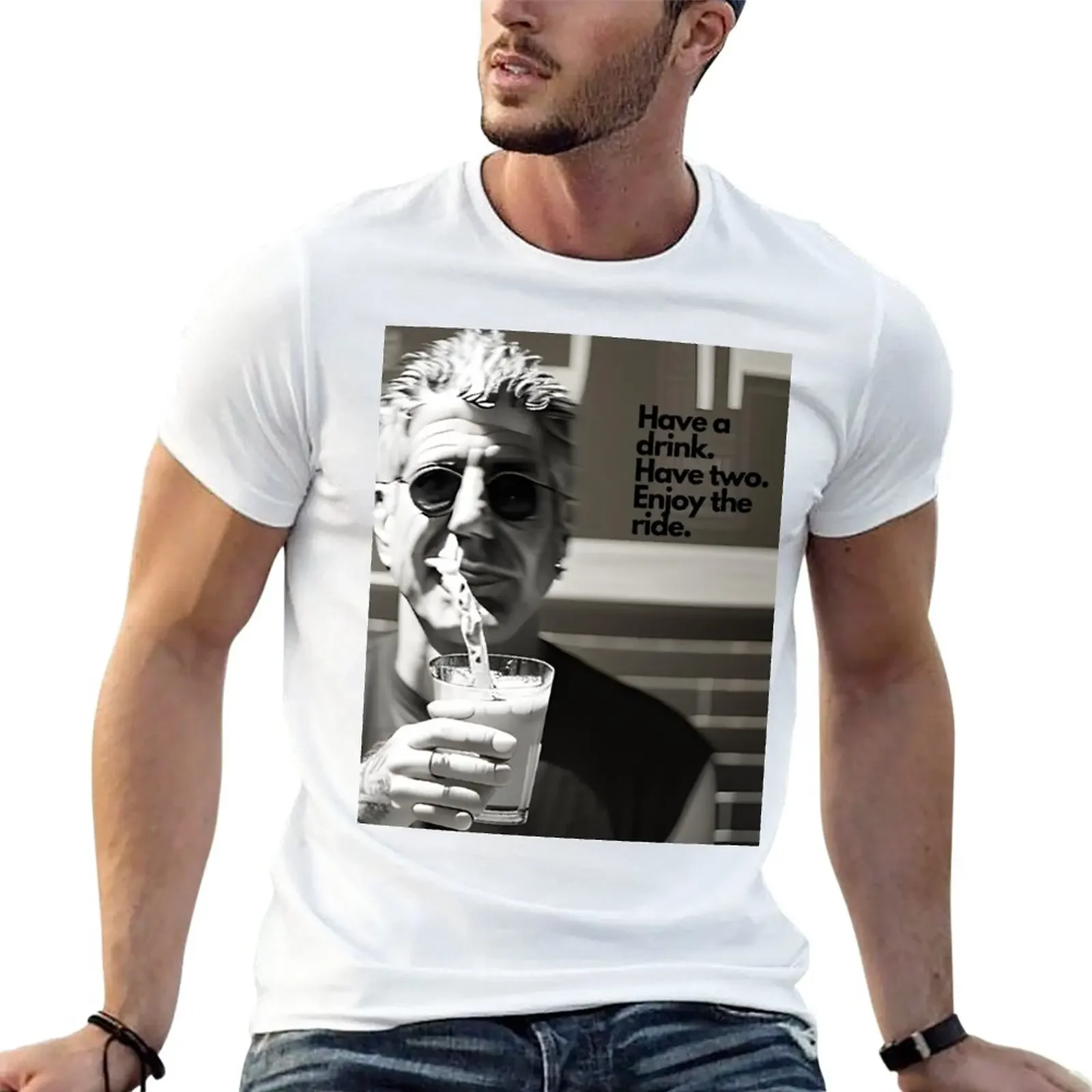 

New Enjoy the ride. T-Shirt summer clothes graphic t shirt men t shirts