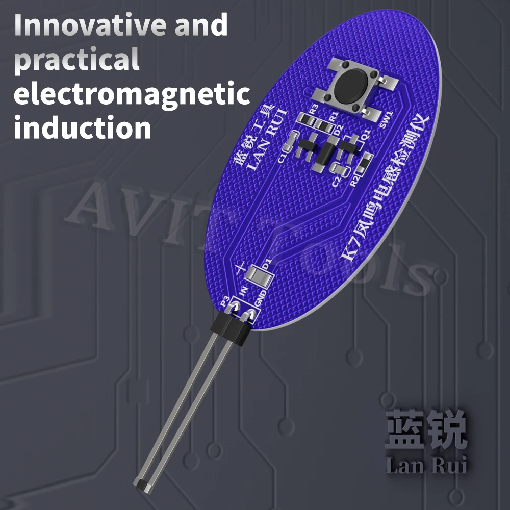 Lanrui K7 Motherboard Coil Tester Inductor Detector Tool for PC Repair Electromagnetic Induction Quick Fault Check