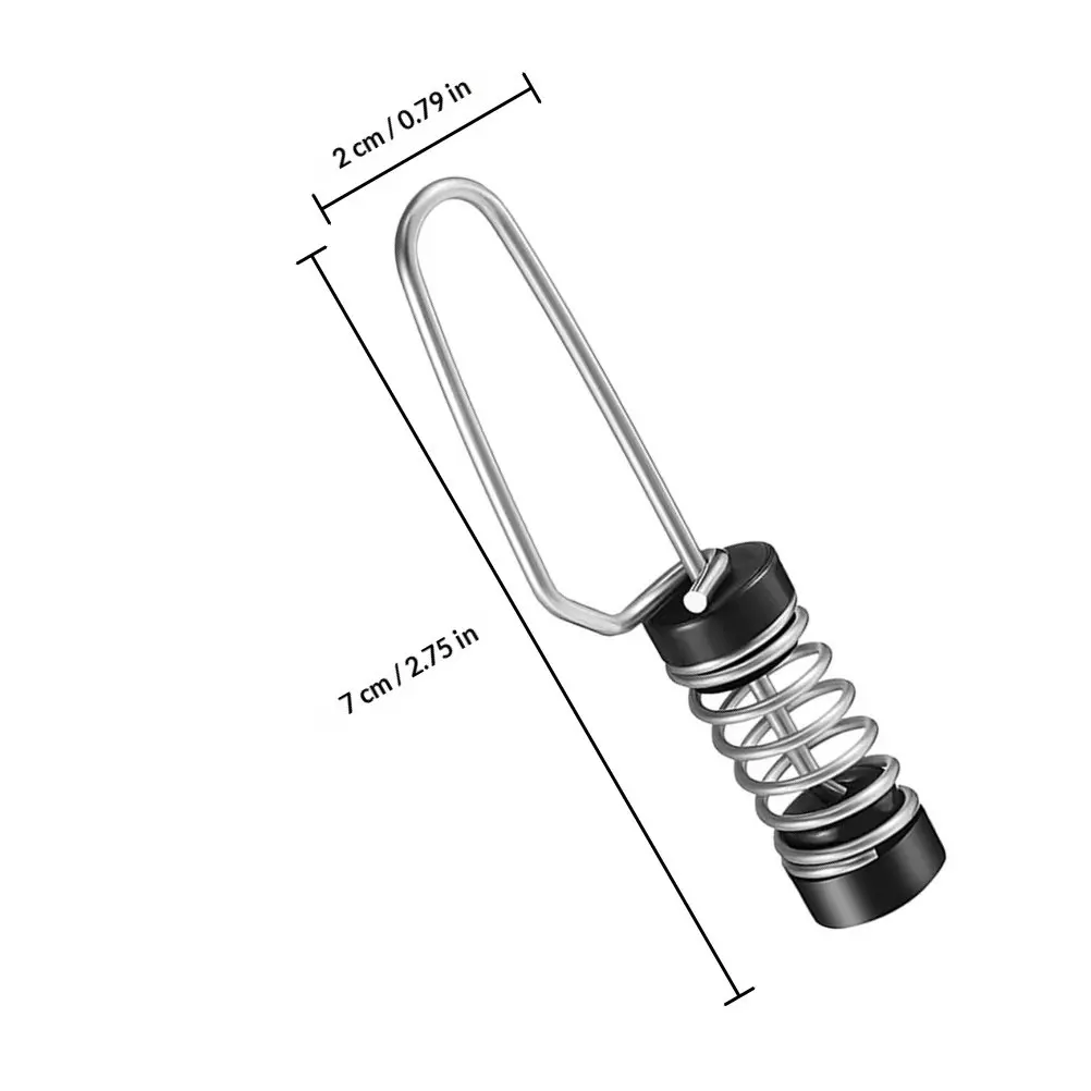 Heavy Duty Stainless Steel Boat Flag Clip – Corrosion Resistant Marine Flagpole Mount for Pontoon, Yacht, Fishing Vessel