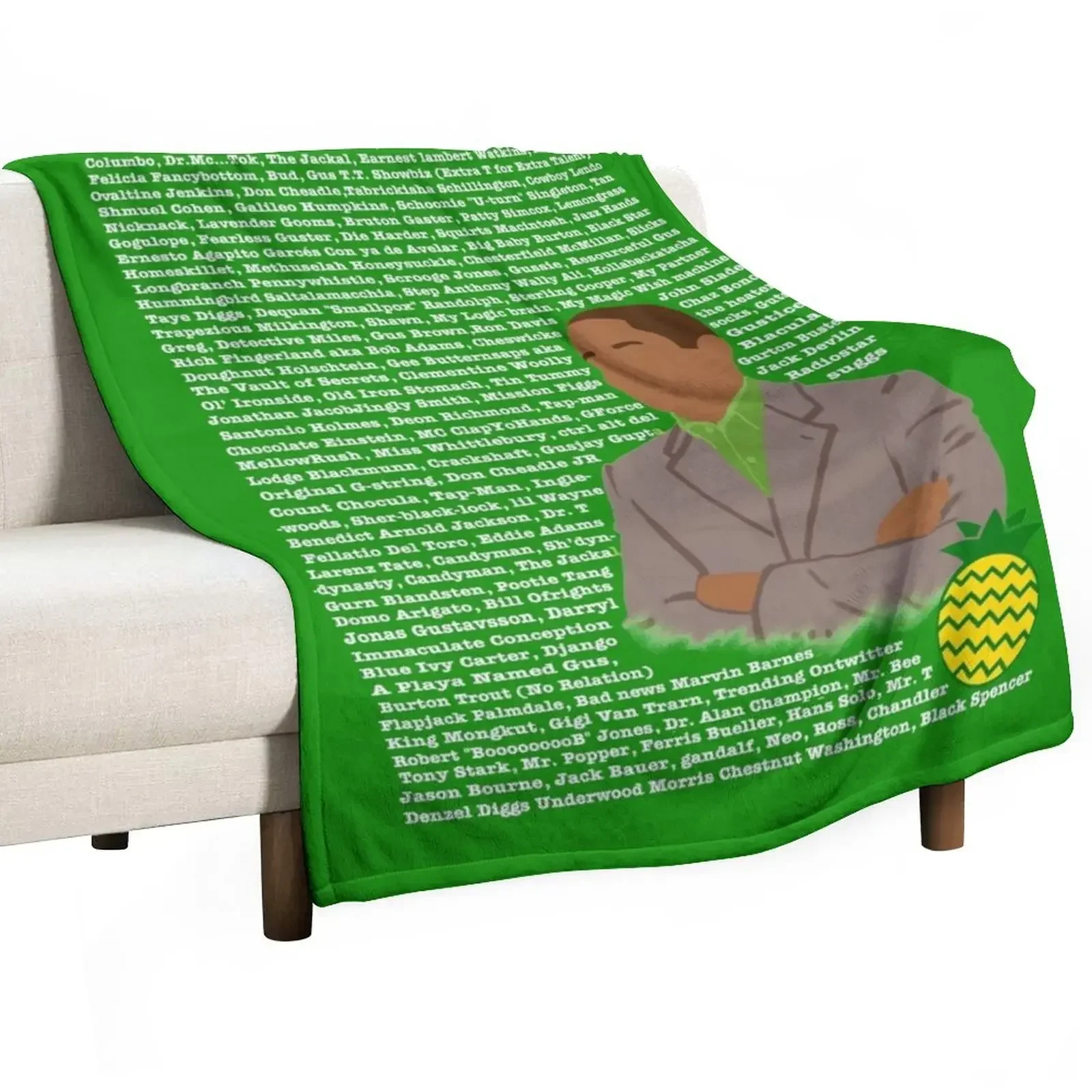 

Names of Gus Throw Blanket Extra Large Throw anime Luxury Thicken Softest Blankets