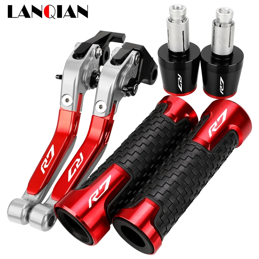 

For Yamaha YZF-R7 YZFR7 YZF R7 2022 2023 2024 Motorcycle Accessories Handgrips Brake Clutch Levers Handlebar Grips Handle Ends