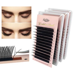 Goddess YY Shape pestañas tejidas a mano Premium, extensiones de pestañas naturales suaves y ligeras, maquillaje, mejor calidad, mayorista