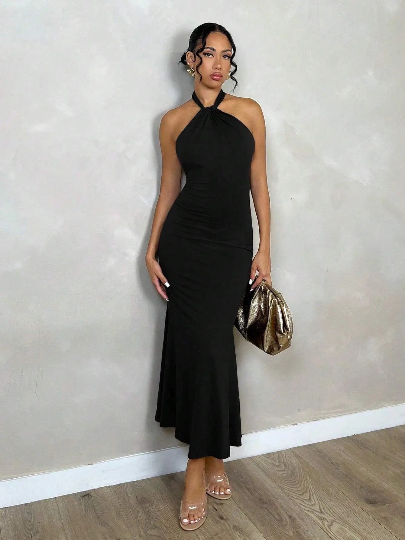 Três irmãs moda nova sexy férias à beira-mar vestido de verão mulher 2025 elegante baile de formatura impressão sem costas sem mangas cintura vestido fino