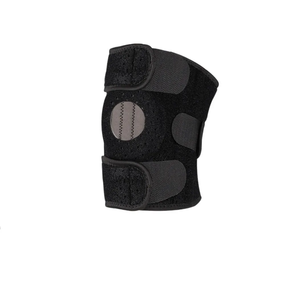 

Sports Gear Elastic Knee Support Brace Breathable Safety Knee Pad Ajustable Strap Leg Brace Protector Kneepad Patella Men Women