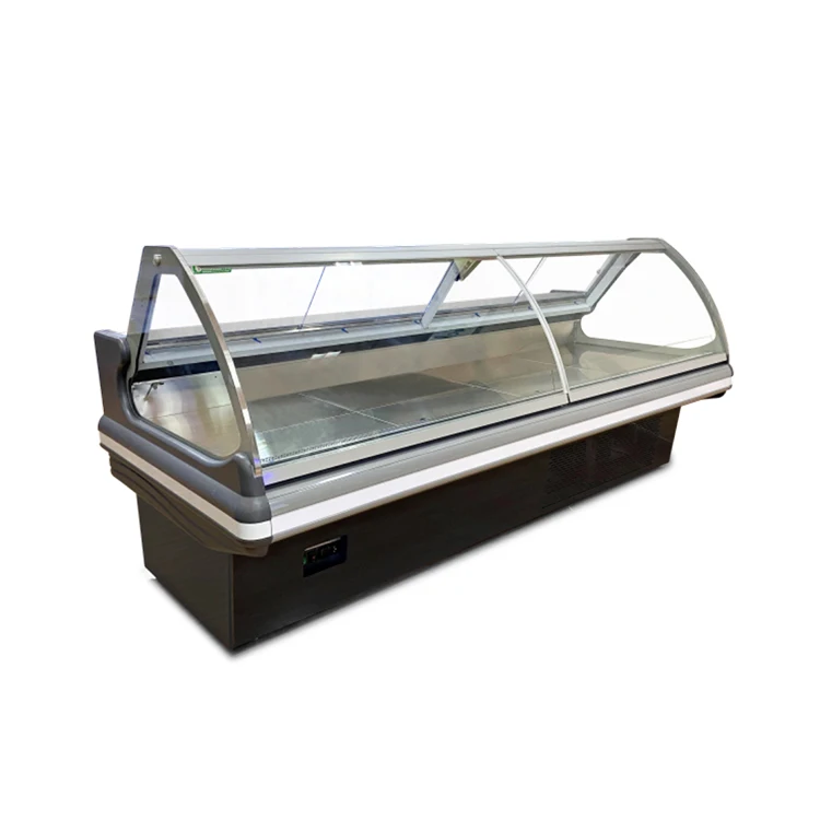 Commercial Meat Deli Display Freezer Refrigerated Deli Cooler Showcase for Supermarket