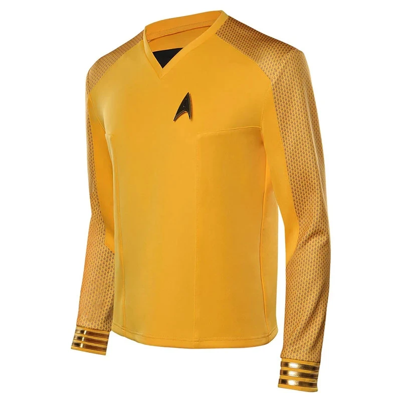 Star Treks Strange New World Captain Pike Long Sleeve T-Shirt Starfleet Uniform