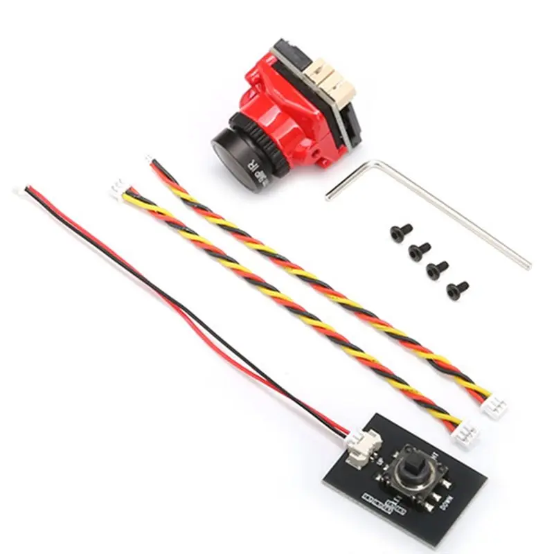 AINY-Upgraded 2.1Mm Lens& Filter 1800TVL FPV Camera, Adjustable HD Racing Drone Camera(19Mm To 21Mm Mount)