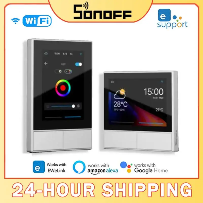 

SONOFF NS Panel Smart Scene Wall Switch EU/ US Wifi Smart Thermostat Display Switch Control With Ewelink App Alexa Google Home