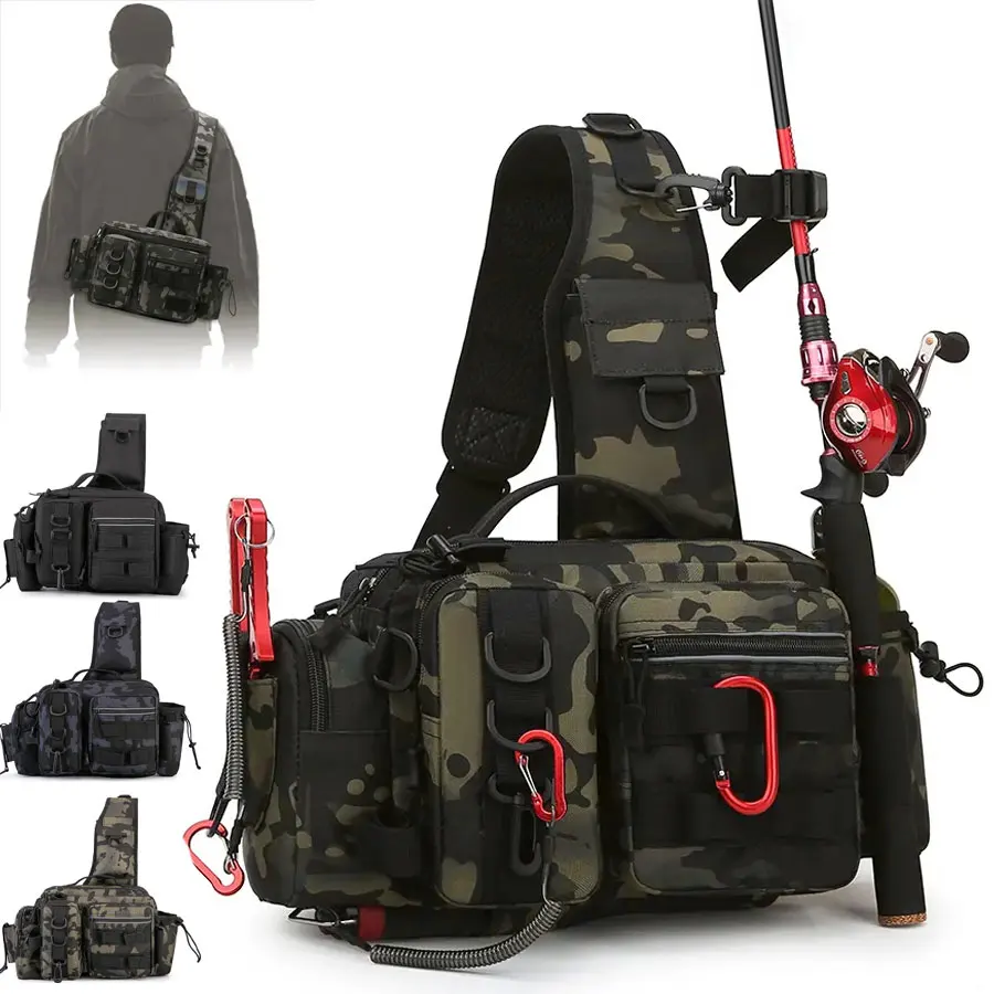 20l-fishing-gear-bag-multifunctional-luya-bag-adjustable-shoulder-strap-multiple-compartments-zipper-fishing-tackle-storage-bag