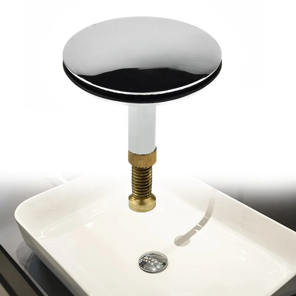 

Медная пробка для слива ванны 43 мм, выдвижная заглушка для ванны, раковины, сменная труба для слива, аксессуары для кухонной раковины