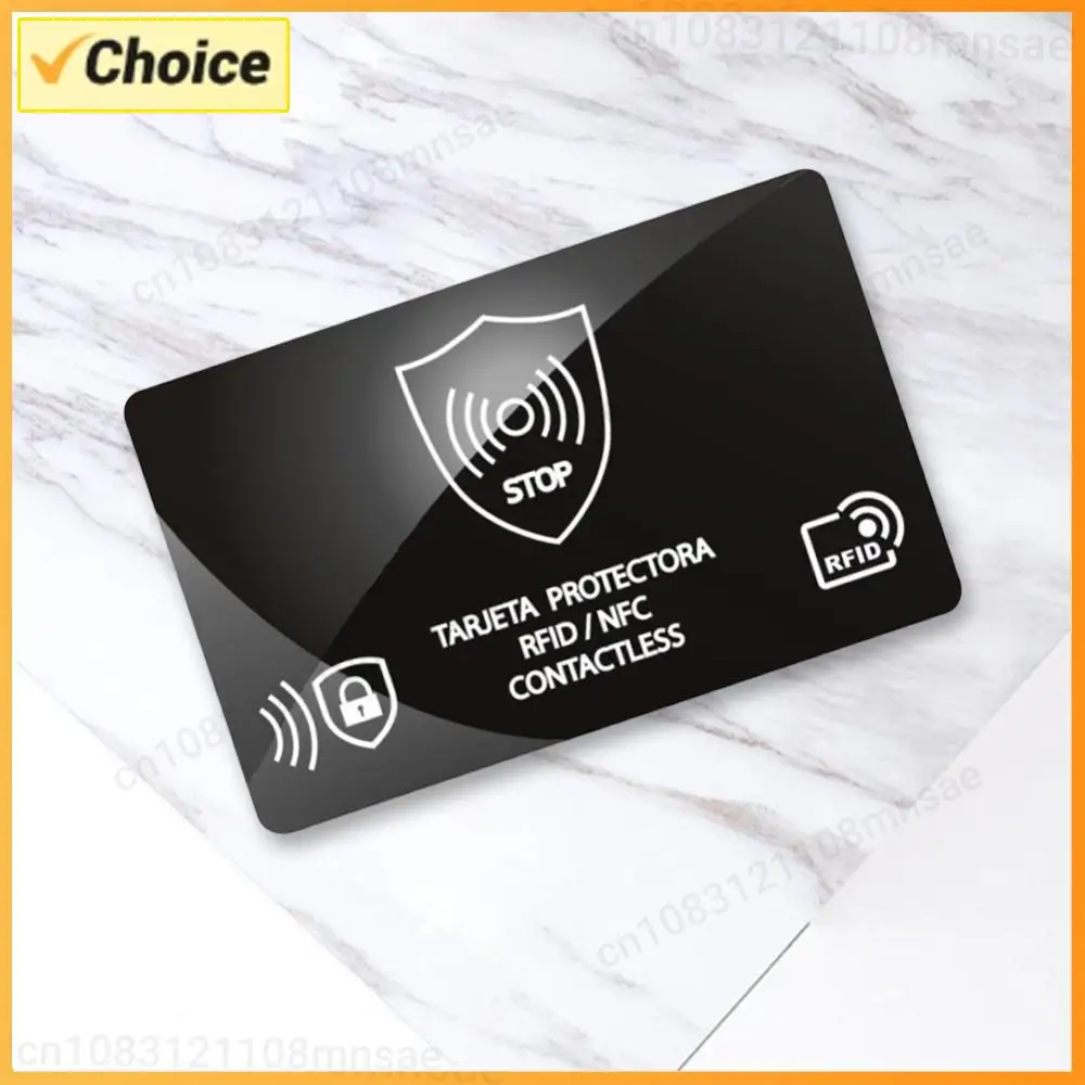 

5 шт. ультратонких RFID-блокирующих карт для защиты от сканирования NFC, для дебетовых и кредитных карт, паспортов, кошельков и чехлов для паспортов