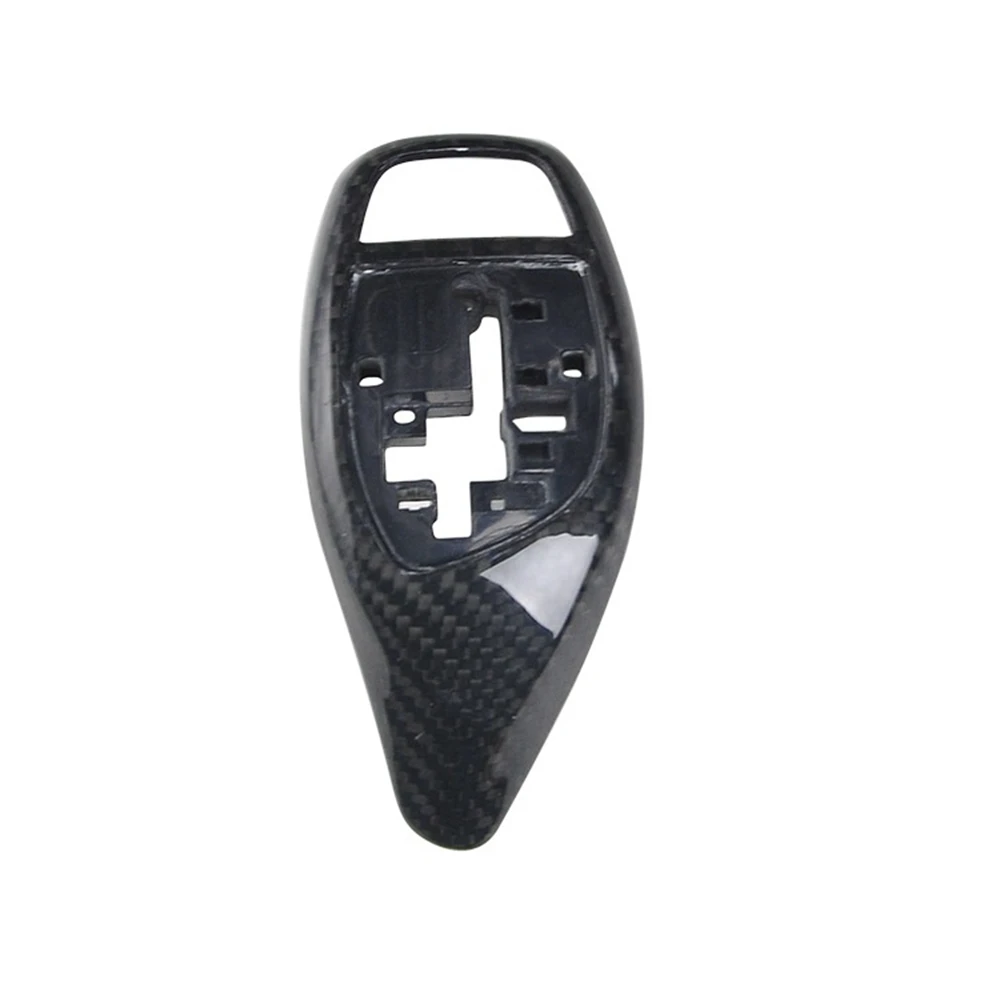 Carbon Fiber Car Gear Shift Knob Cover Trim for-BMW F20 F21 F22 F23 F30 F34 F35 F32 F33 F36 F06 F12 F13 F25 F26 F15