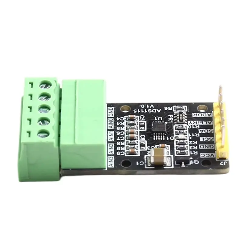A24U For ADS1115 4-Channel 16-Bit High Accuracy ADC Converter Module, Programmable Gain Amplifier, For I2C Interface