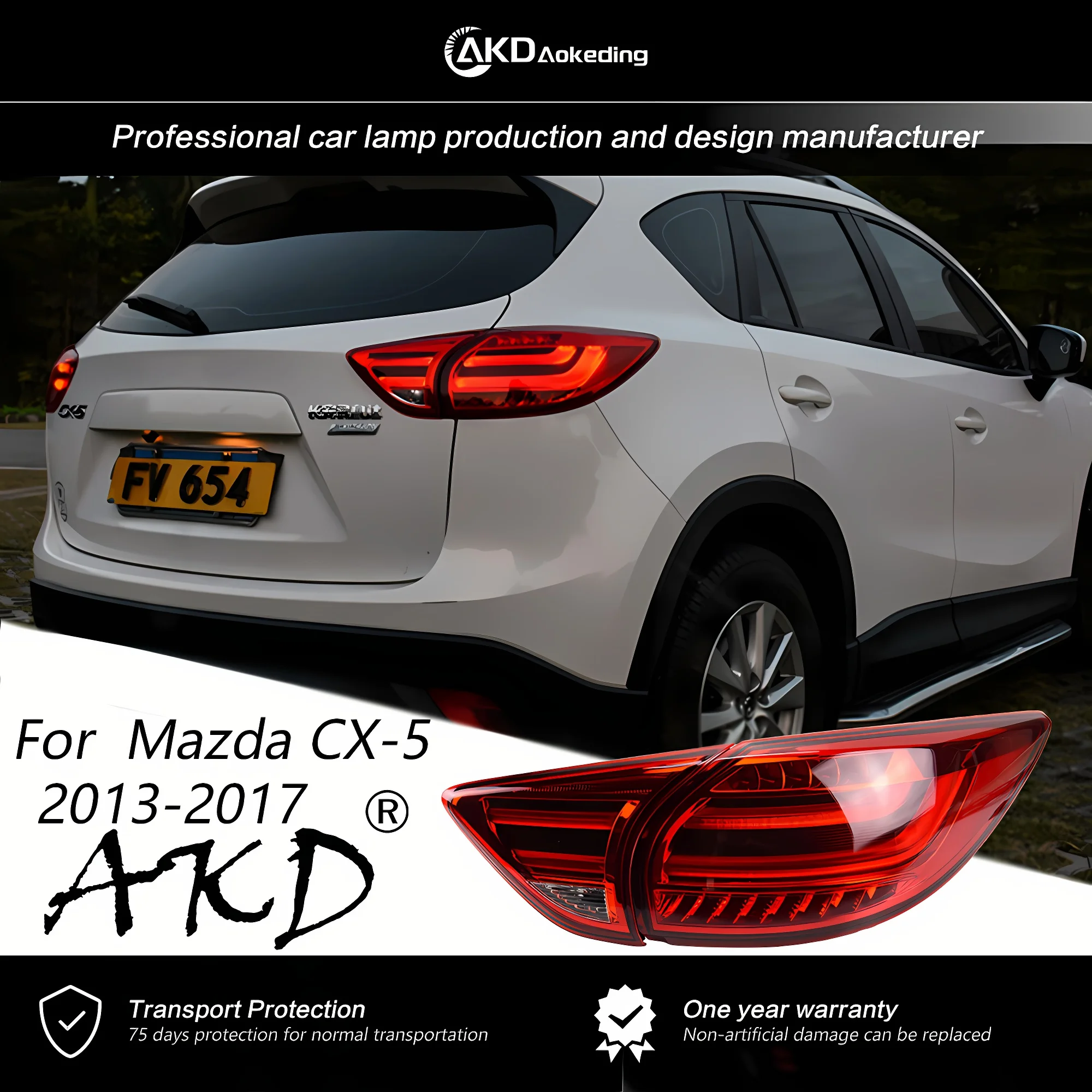 

Задний фонарь AKD для Mazda CX-5, задние фонари 2013-2017 CX-5, задняя фара CX5 светодиодный DRL, сигнал тормоза, задние автомобильные аксессуары, 2 шт.