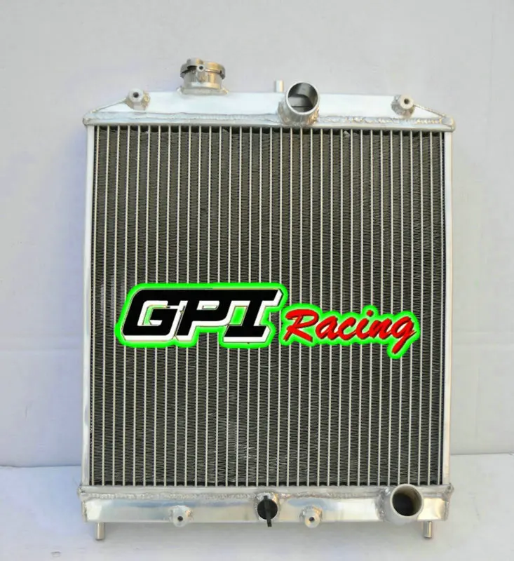 مشعاع ألومنيوم 52 مللي متر مع مروحة لهوندا سيفيك EG EK B16 B18 1992-2000