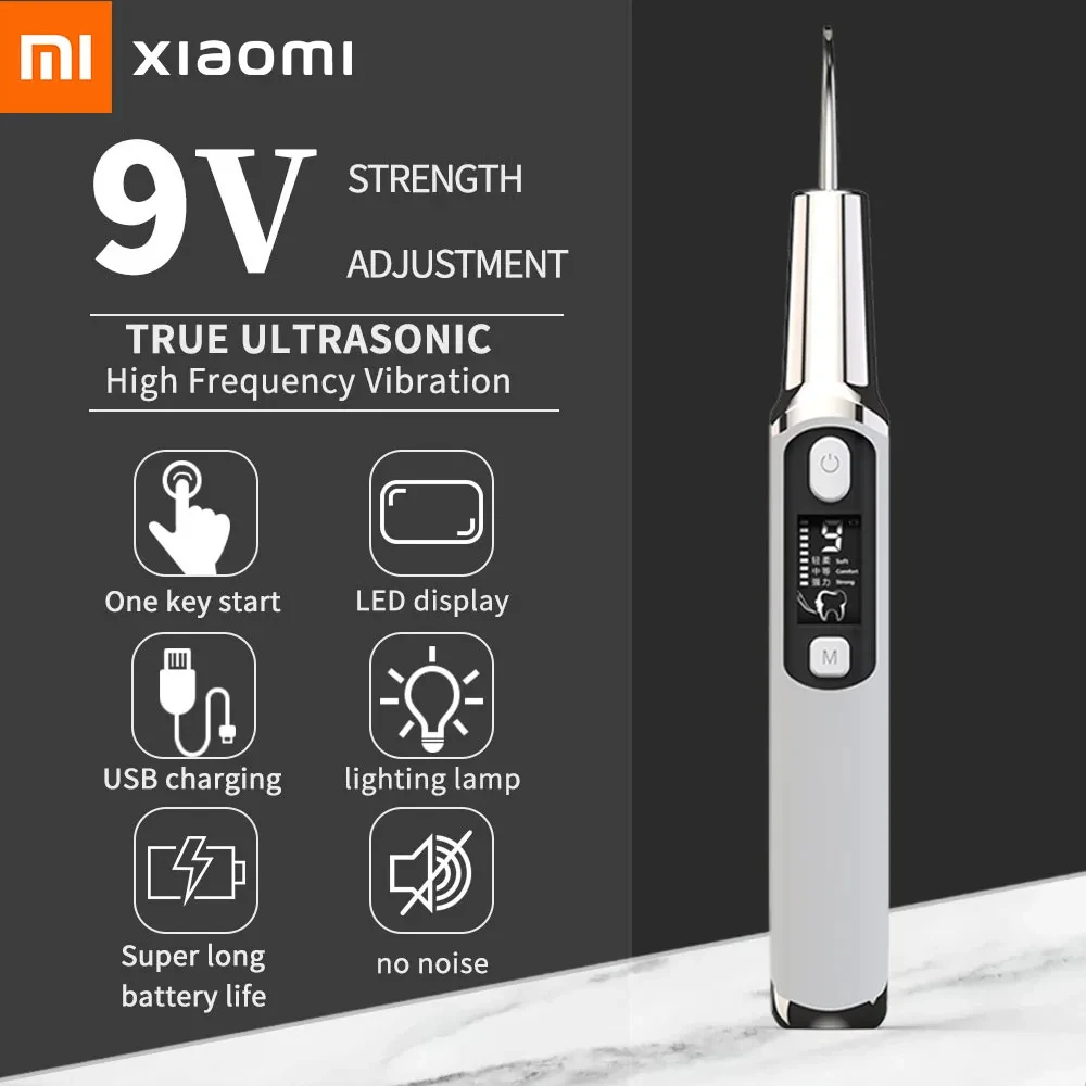 Xiaomi MIJIA Ultrasonic Dental Scaler denti tartaro macchia dente calcuu Remover elettrico Sonic denti Cleaner rimozione della pietra dentale