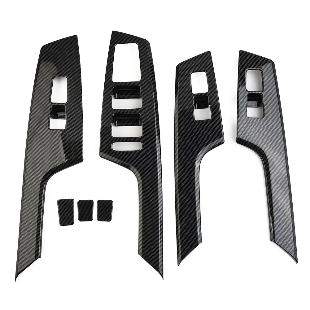 

7pcs Car Interior Door Handle Cover Door Switch Panel Decorative Stickers Inner Door Handle Bowl Cover Trim For Kia EV6 2021