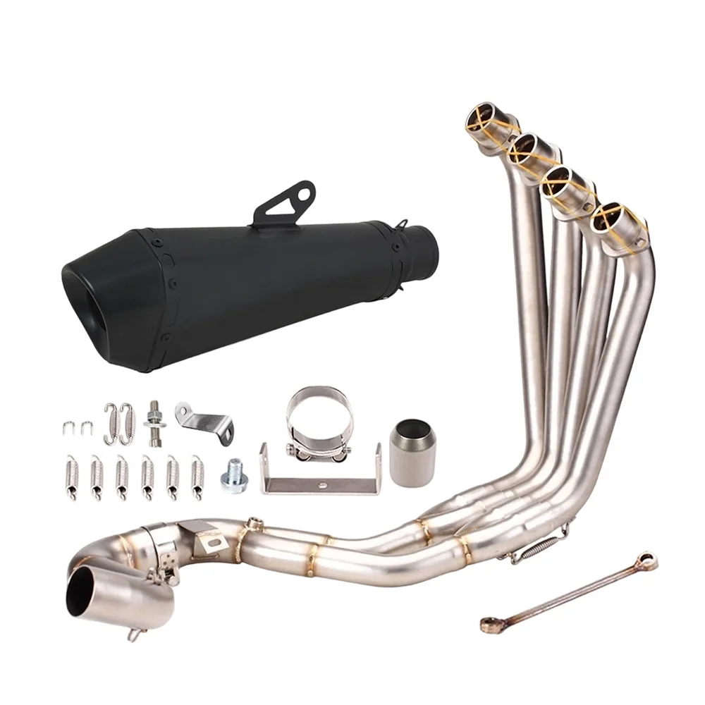 Auspuffsysteme für Honda CBR650F CBR650R CB650R 2014-2023 Komplettes Auspuffsystem Schalldämpfer Auspuffrohre – Detail 2