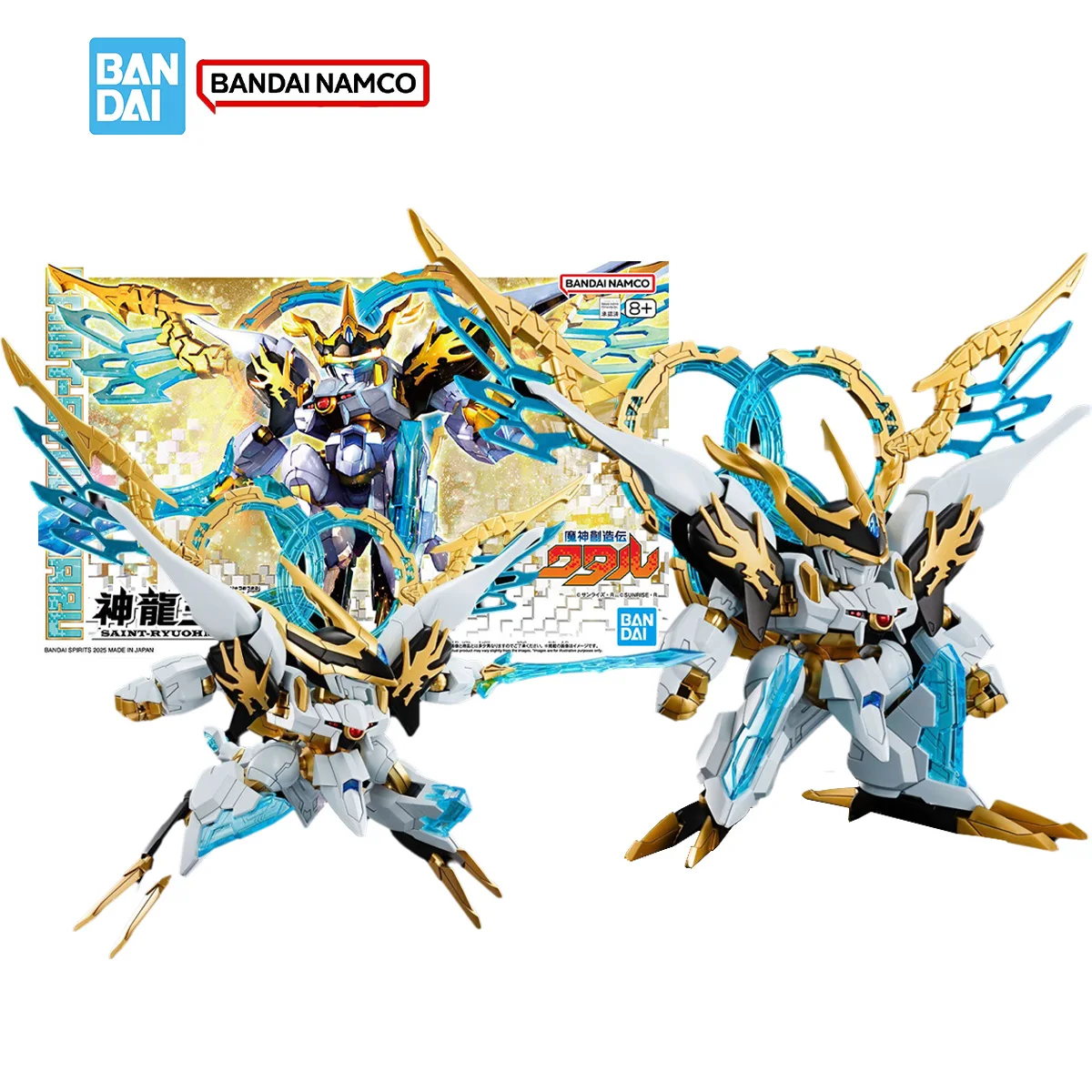

Bandai Original Genuine Figure Mashin Hero Wataru Model Kit SAINT-RYUOHMARU Collection Action Figure Assembly Model Toys Gifts