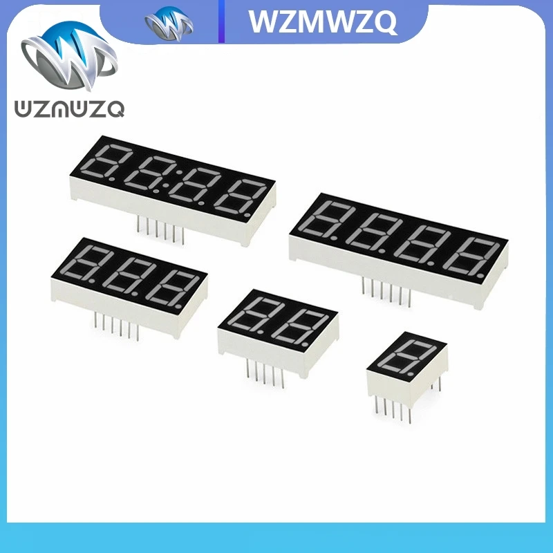 

5pcs 0.36inch LED display 7 Segment 1 Bit/2 Bit/3 Bit/4 Bit/5 Bit Digit Tube Common Cathode / Anode Digital 0.36 inch 7segment