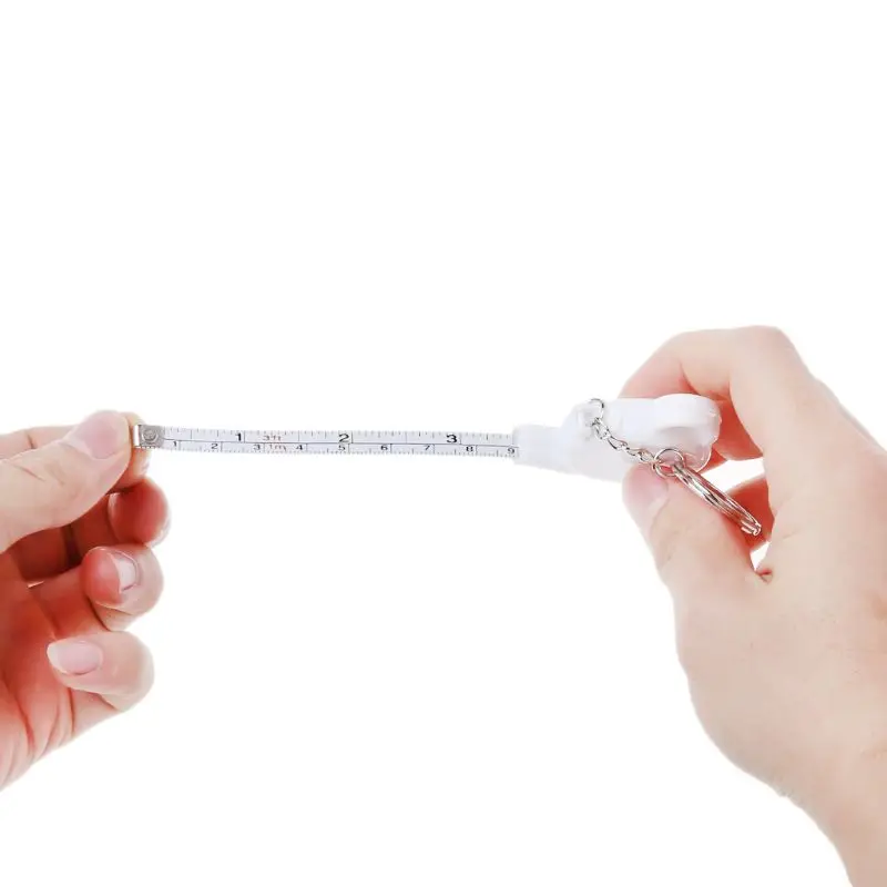 Đáng Yêu Thước Dây Sáng Tạo Mini Băng Thép Công Cụ Đo Lường May Băng Gi Thả Vận Chuyển
