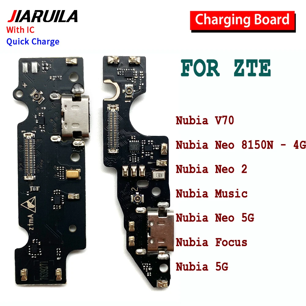 USB-Ladeanschluss-Stecker, Micro-Ladekabel, Flexkabel für ZTE Nubia 5G Focus V70 Music Neo 2 8150N 4G