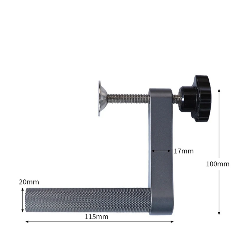 20mm Holz bearbeitung schnell drücken Desktop-Druck klemme Aluminium legierung Teile Werkbank DIY Werkzeuge