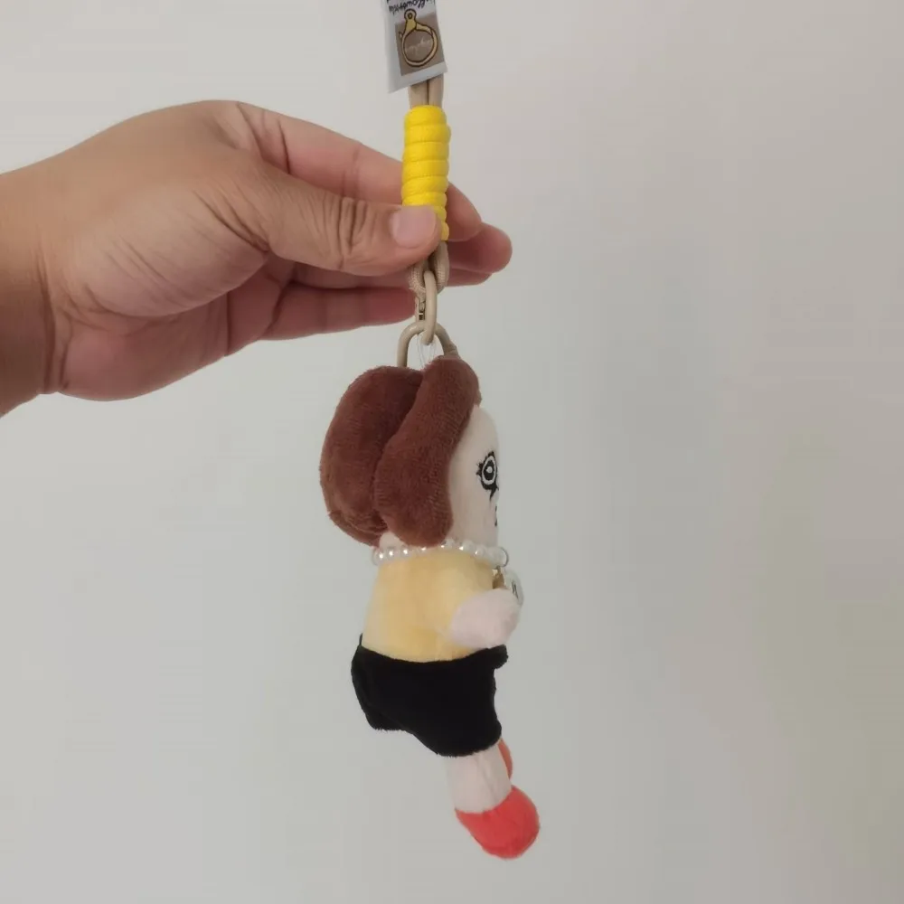 15cm Lovely Bbang Bbang&Yuzhi Plush Toy Keychain Yuzhi Soft Pendant Keyring Car Key Buckle Accessories Girl women Bag Hang Gifts