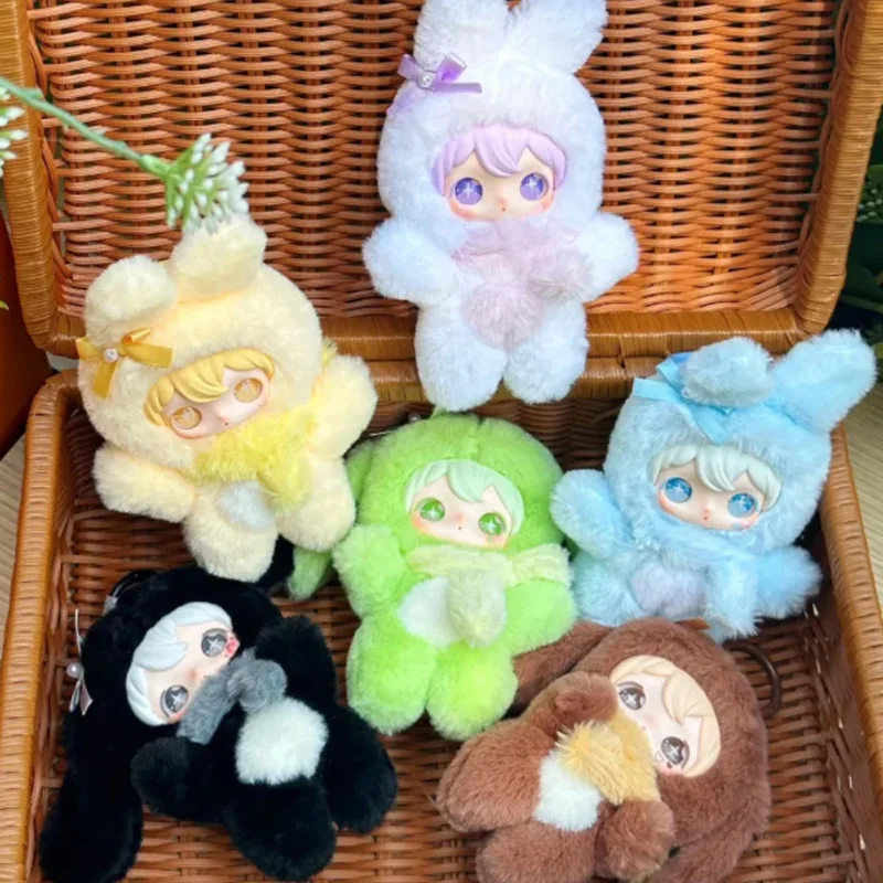 AYOR TOYS ShyShy وامض سلسلة العالم لطيف الفينيل الوجه صندوق أعمى اللعب السحر تحصيل العصرية بلوشي المفاتيح