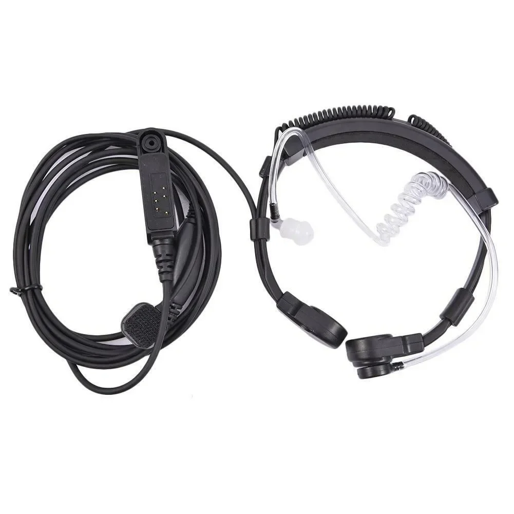 Telescopic Throat Vibration Mic Earpiece Headset for Baofeng UV-9R plus UV-XR UV-XS GT-3WP UV-82WP Walkie Talkie