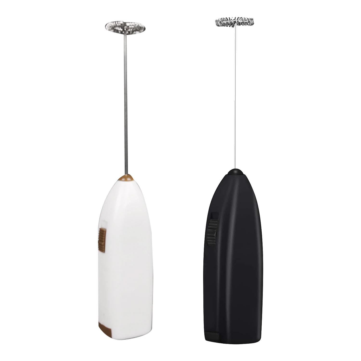 

2 Pcs Handheld Milk Frother Mini Electric Drink Mixer with Stainless Steel Whisk for Drink,Hot Chocolate,Coffee,Milk