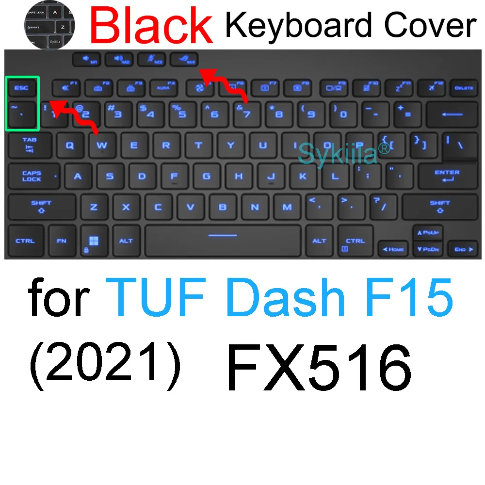 キーボードカバー ASUS TUF ゲーミング A15 A16 A17 A18 F15 F16 F17