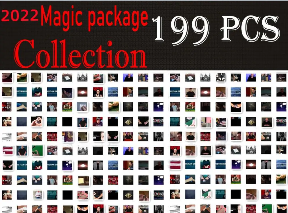 

199 PCS 2022 Magic package Collection 2021 Magic 2020 Peter Turner Juan Tamariz Dan Harlan Joseph B Ekaterina Rogelio Mechilina